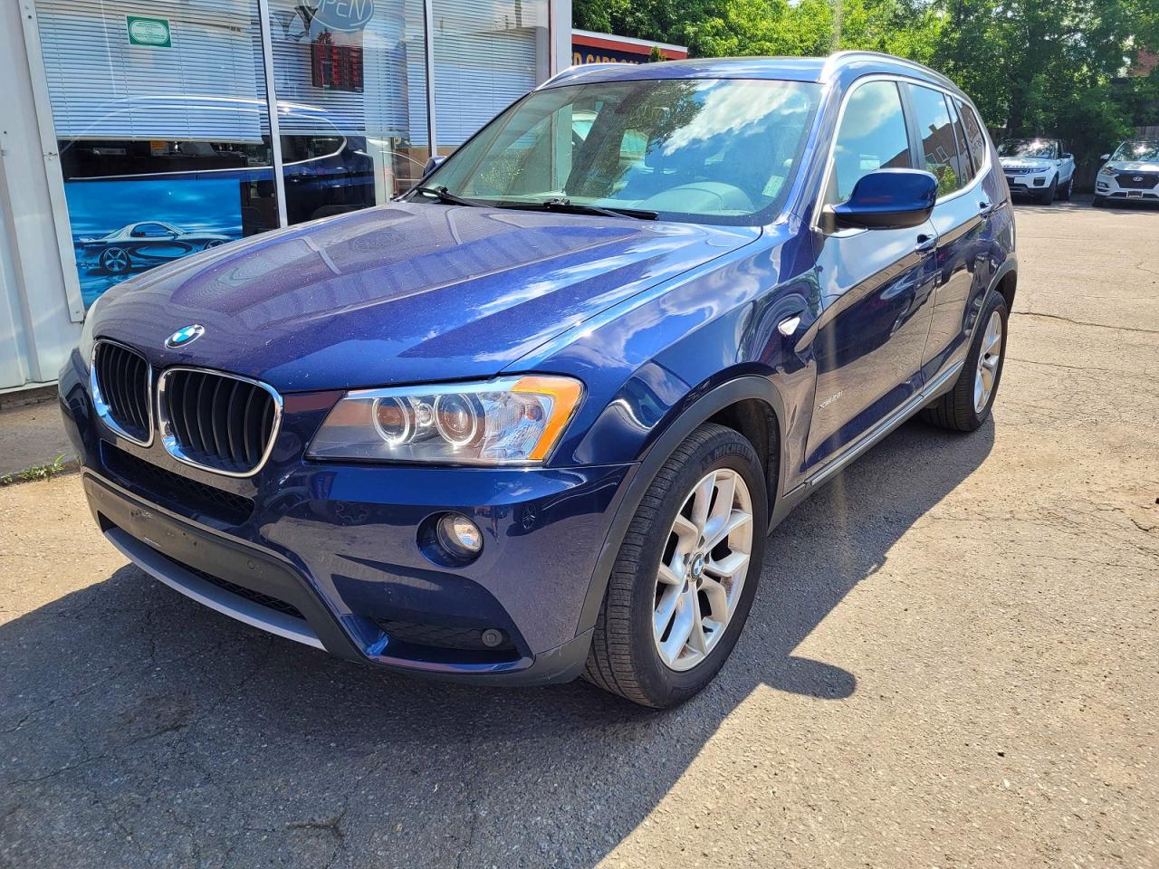 2014 Bmw X3 Xdrive28i Синий vin: 5UXWX9C50E0D10367