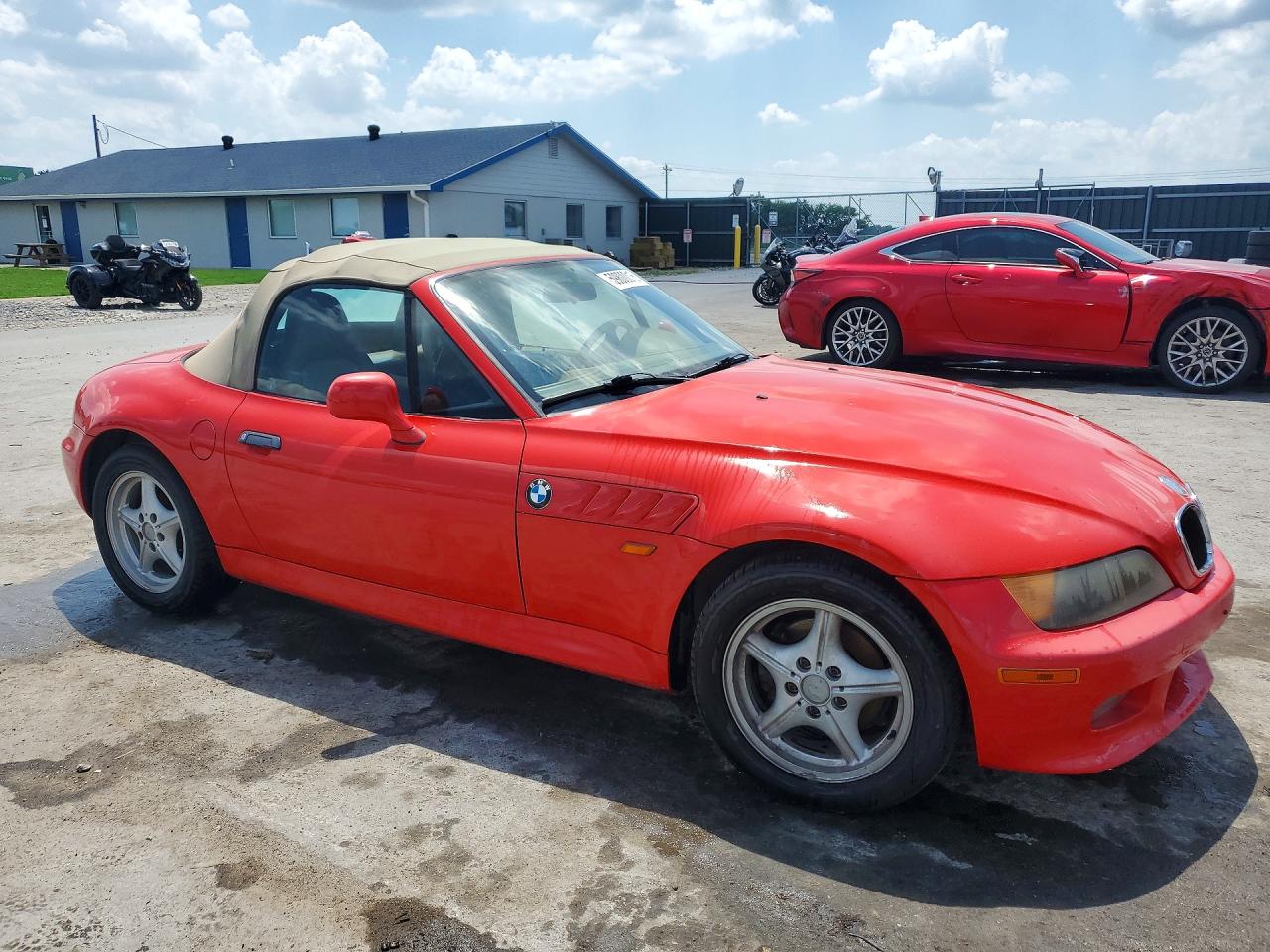 1998 Bmw Z3 1.9 Red vin: 4USCH7331WLE09181