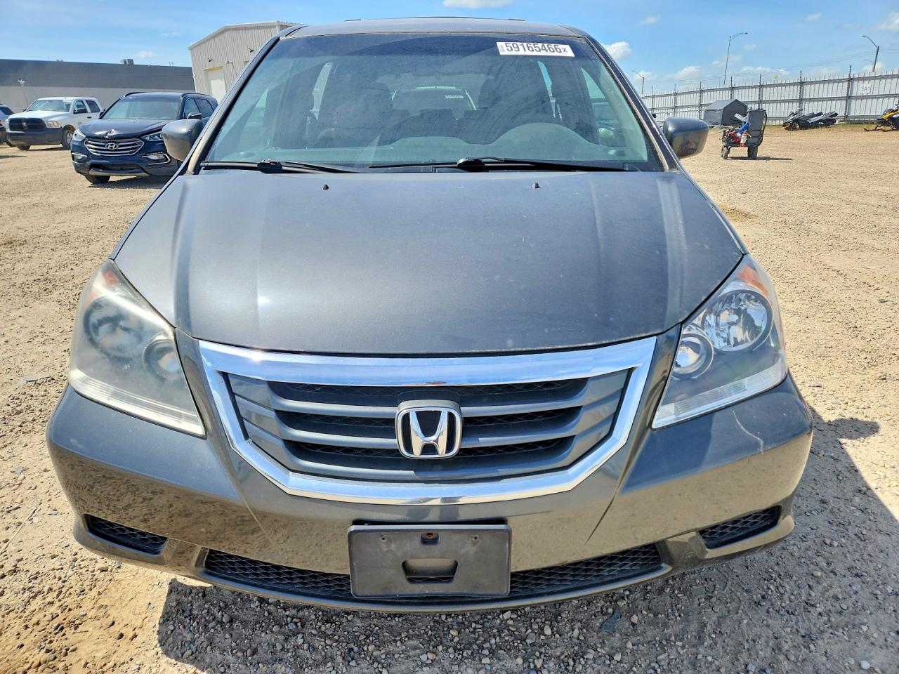 2008 Honda Odyssey Ex Gray vin: 5FNRL38458B507352