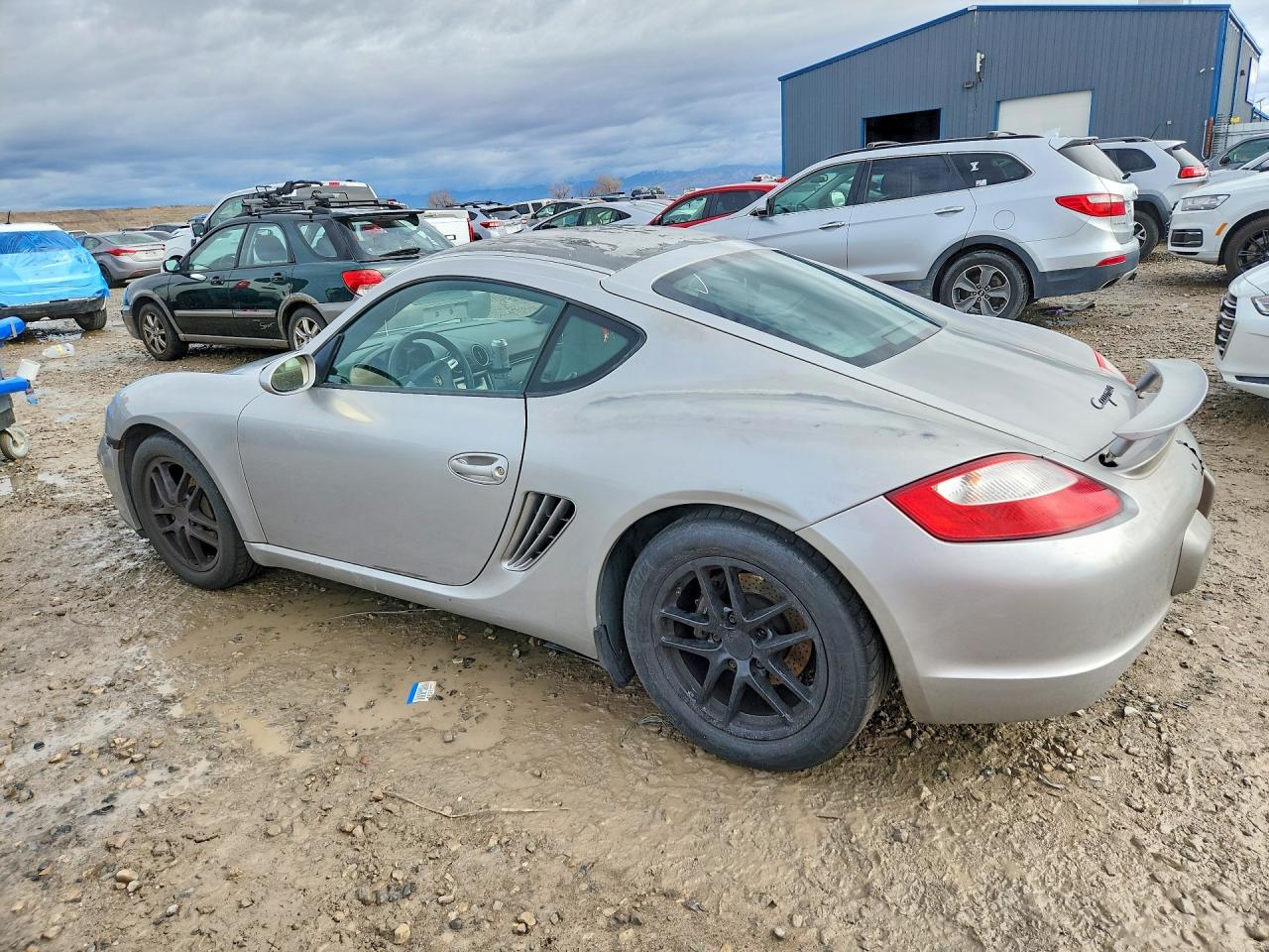 2007 Porsche Cayman Серебряный vin: WP0AA29827U762920