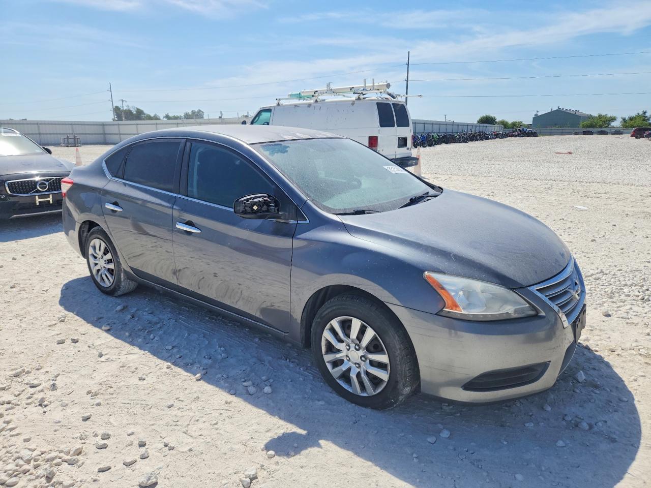 2015 Nissan Sentra S Gray vin: 3N1AB7AP2FY314043