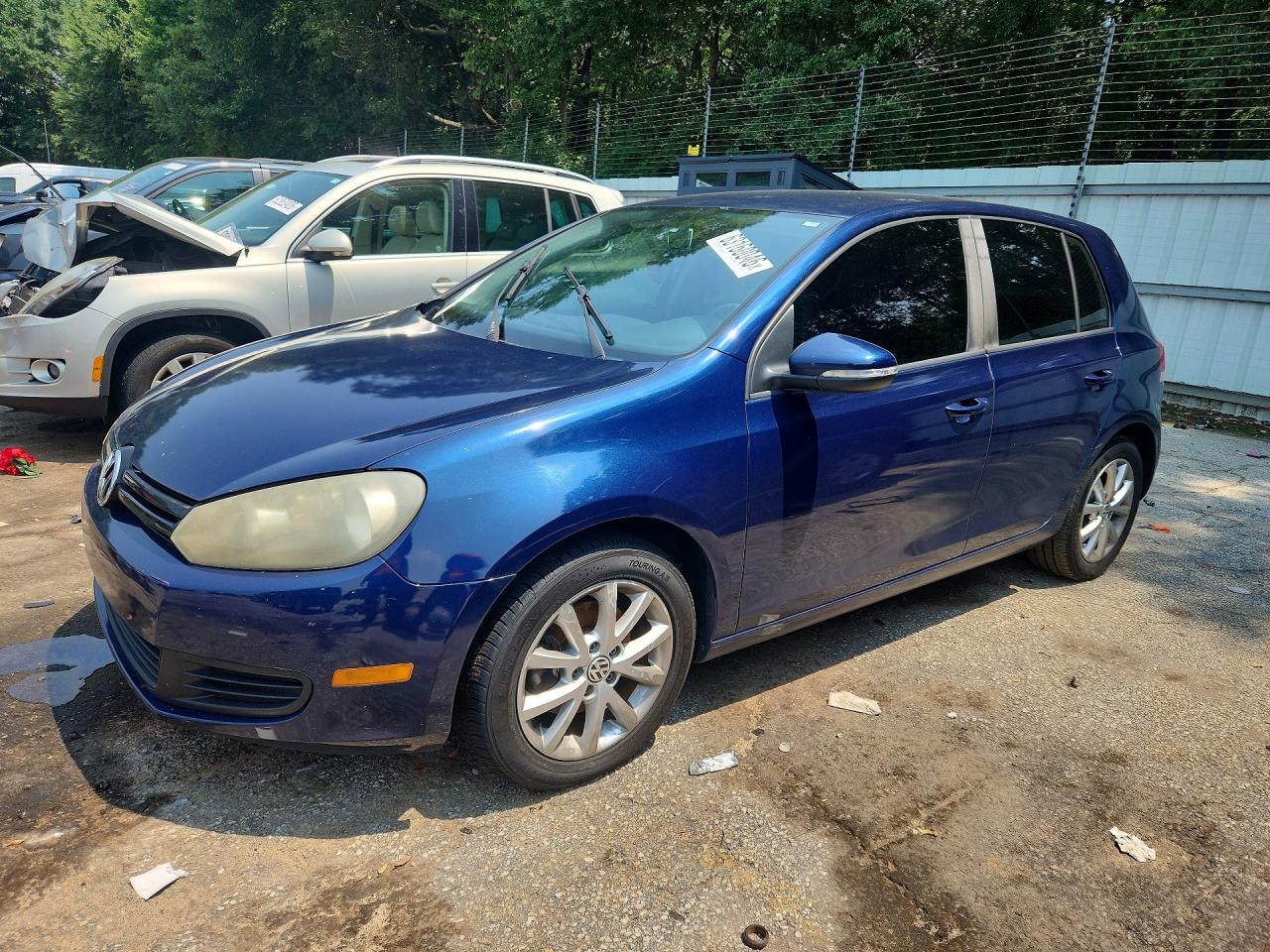 2010 Volkswagen Golf Синий vin: WVWDA7AJ0AW375223