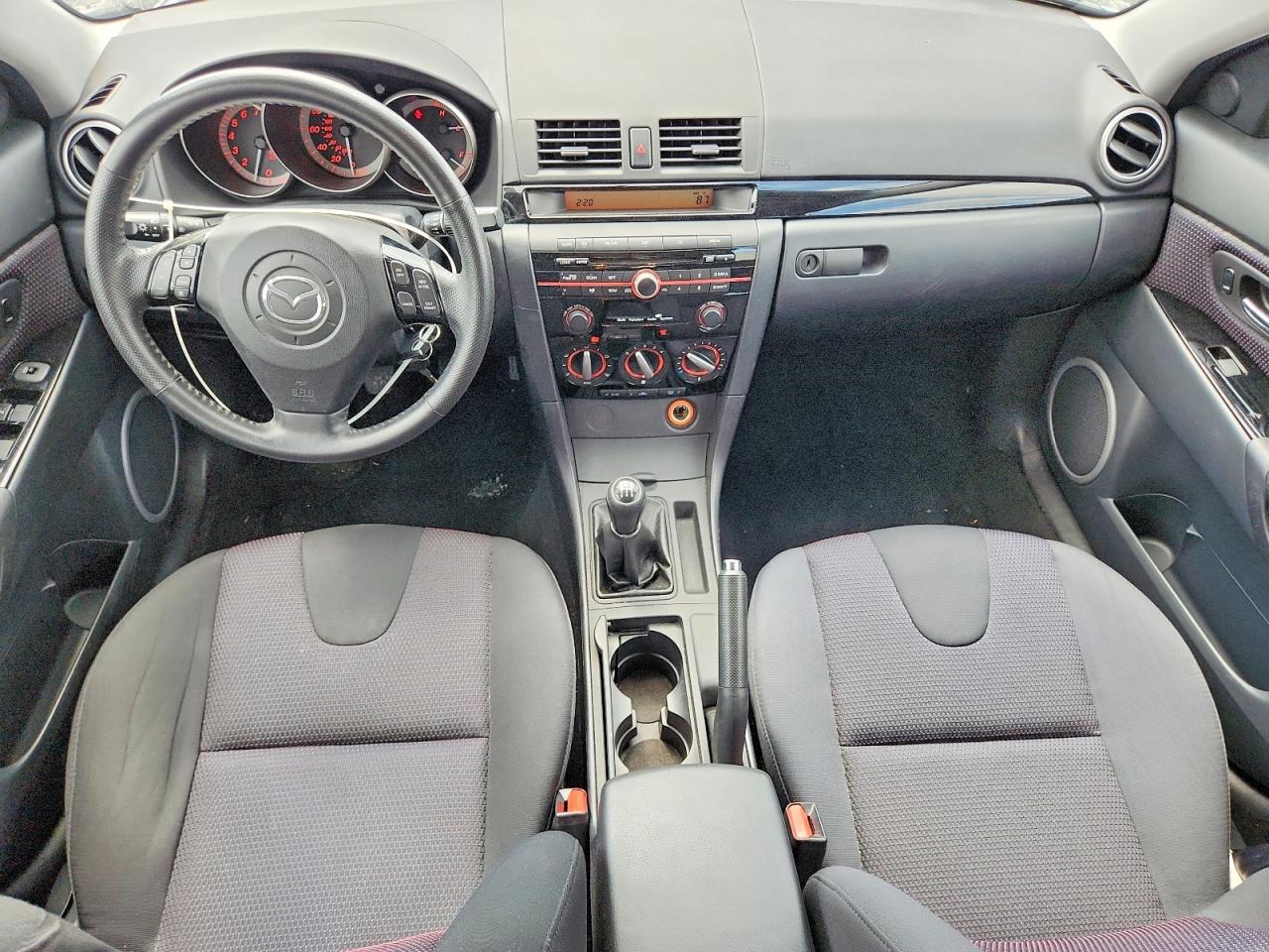 2008 Mazda 3 Hatchback Серебряный vin: JM1BK343881144751