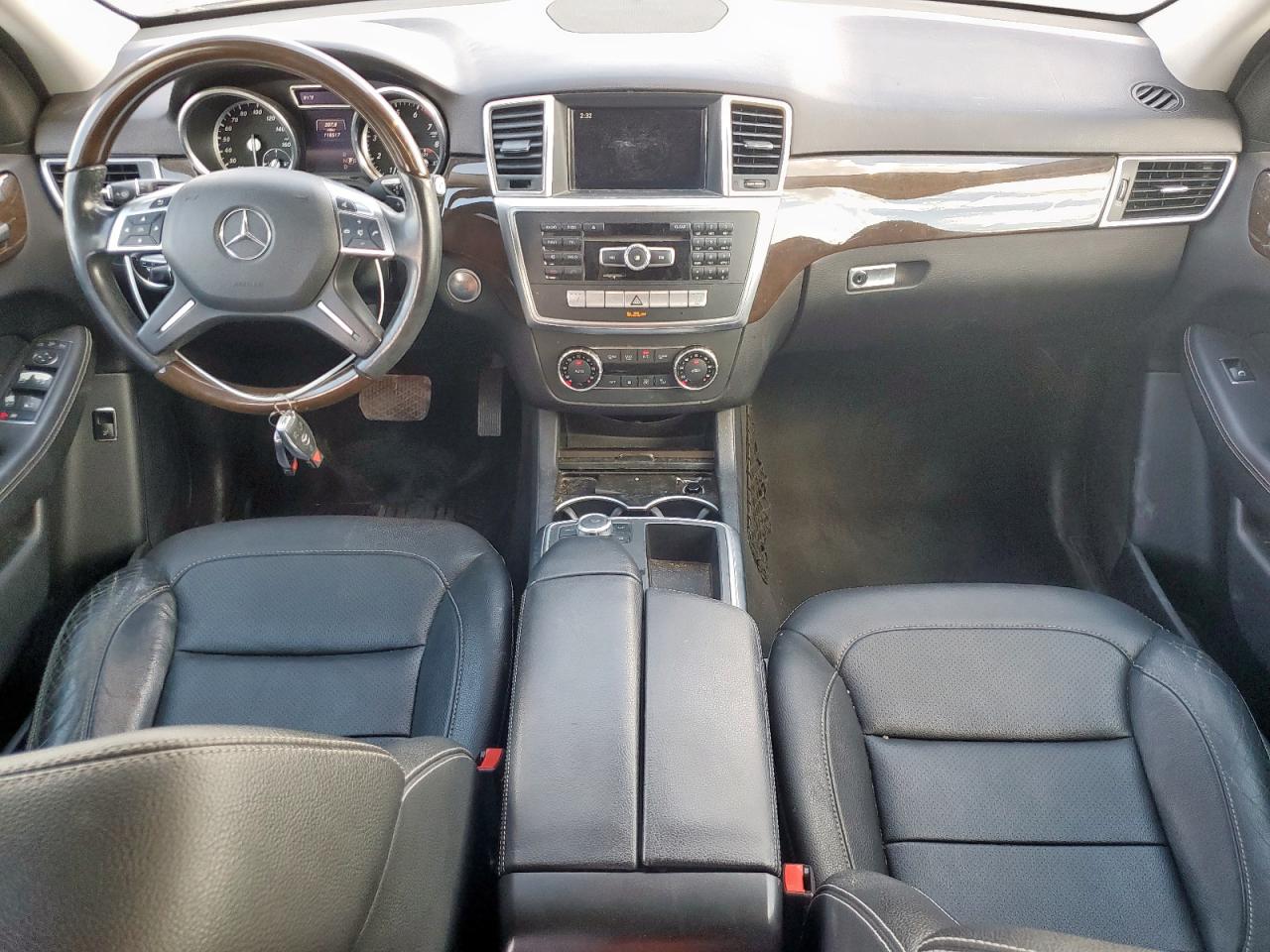 2015 Mercedes-benz Ml 350 Gray vin: 4JGDA5JB6FA466588