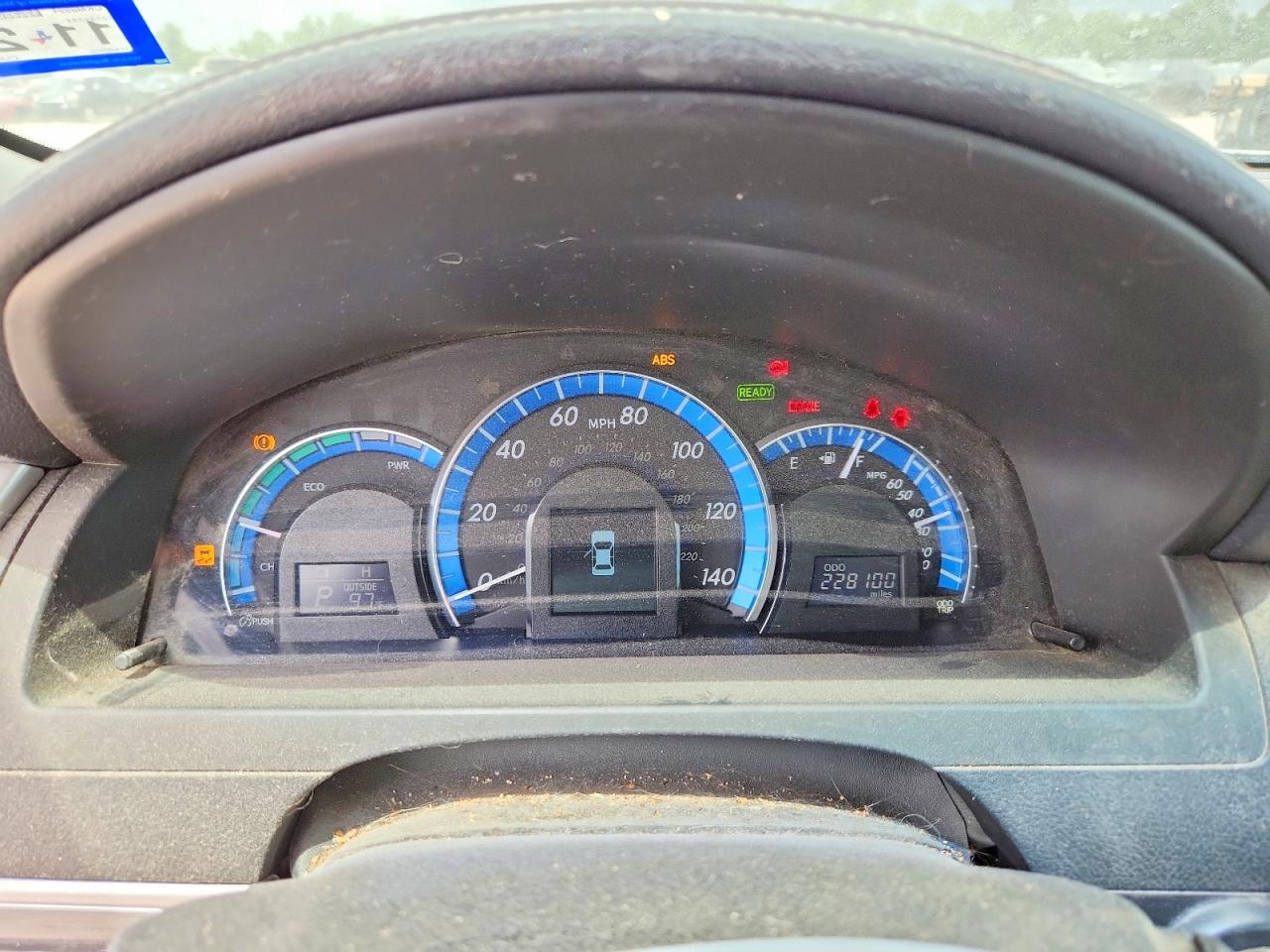 2012 Toyota Camry Hybrid Xle Серебряный vin: 4T1BD1FK0CU033052