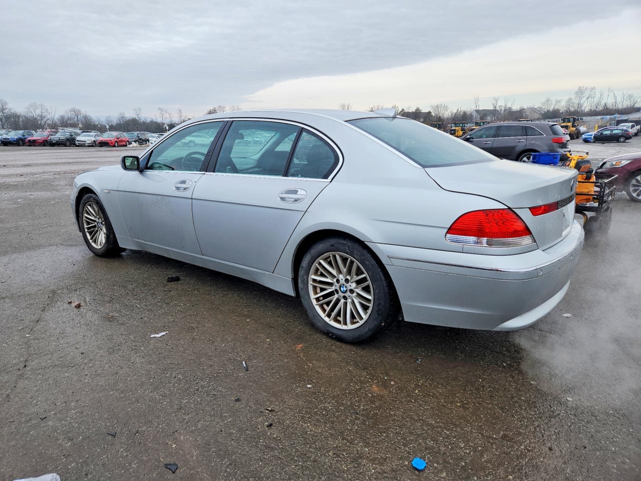 2005 Bmw 745 Li Silver vin: WBAGN63595DS60839