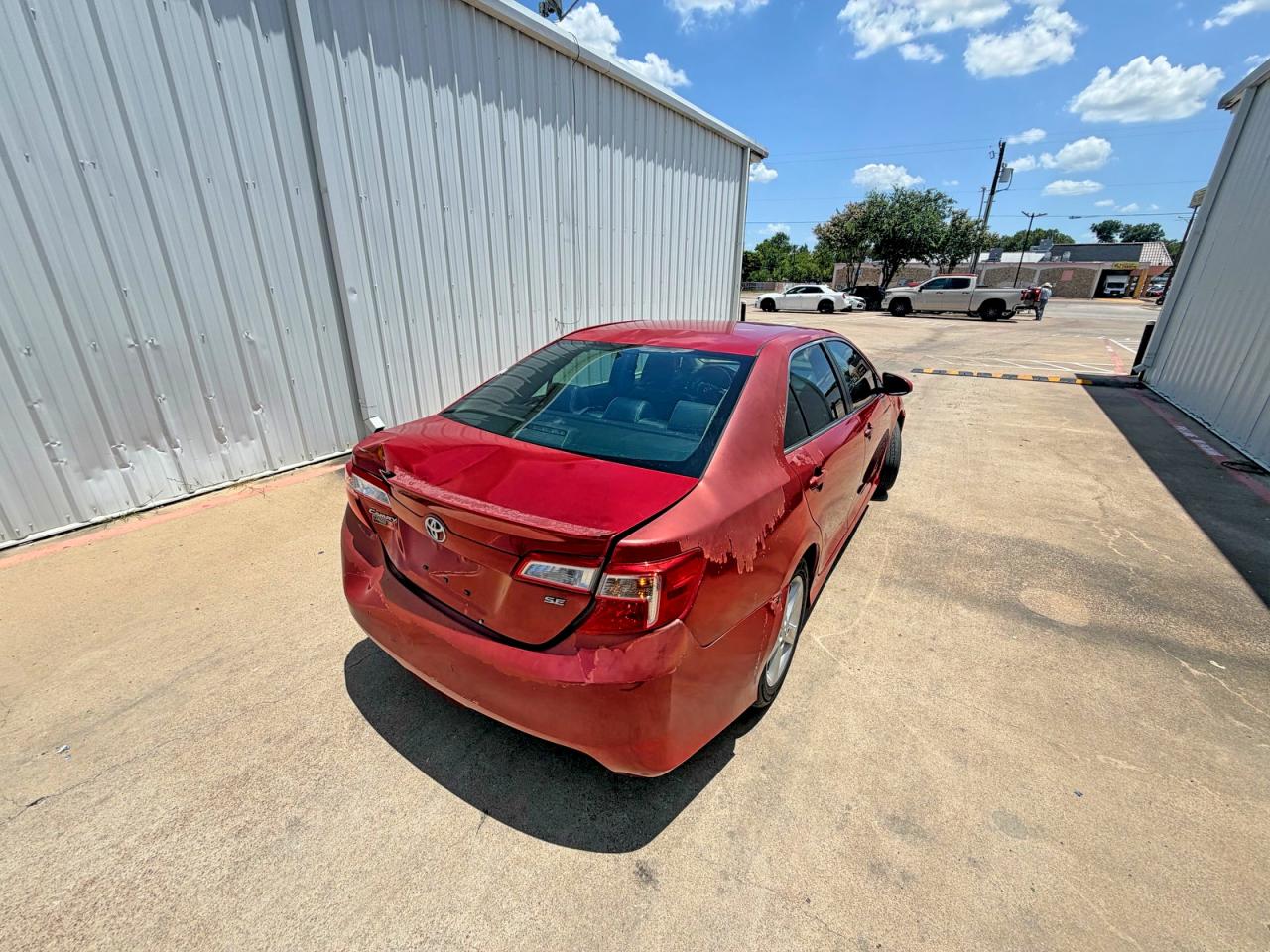 2014 Toyota Camry Se Red vin: 4T1BF1FK3EU759629
