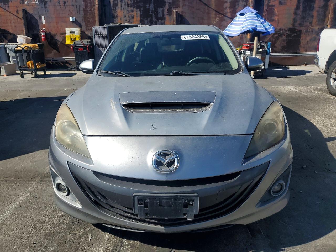 2012 Mazda Speed 3 Silver vin: JM1BL1L36C1628896