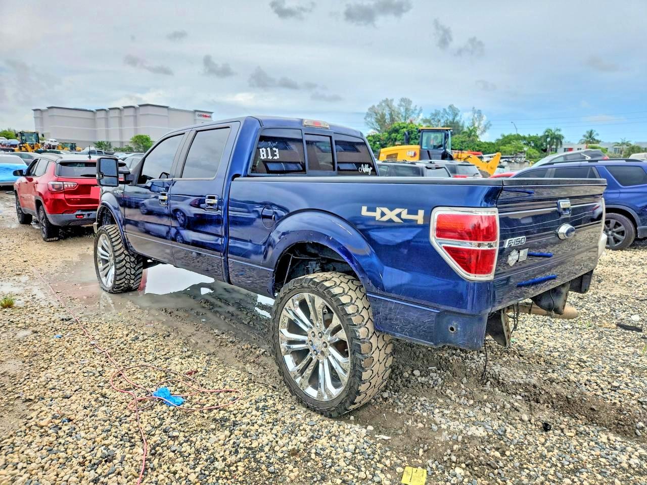 2011 Ford F150 Supercrew Синий vin: 1FTFW1EF1BFB60044
