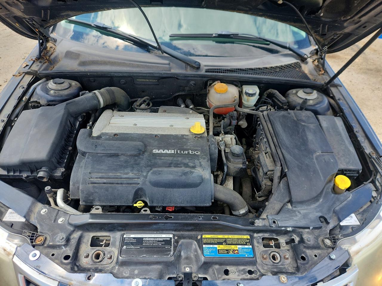 2008 Saab 9-3 2.0t Синий vin: YS3FB59Y981107234
