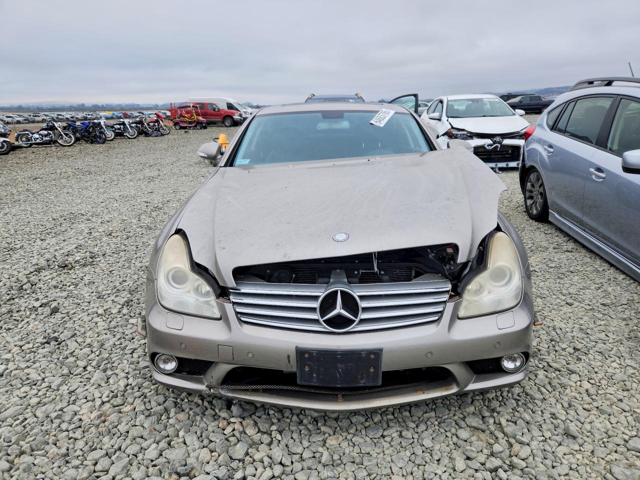 2006 Mercedes-benz Cls 500c Silver vin: WDDDJ75XX6A064830
