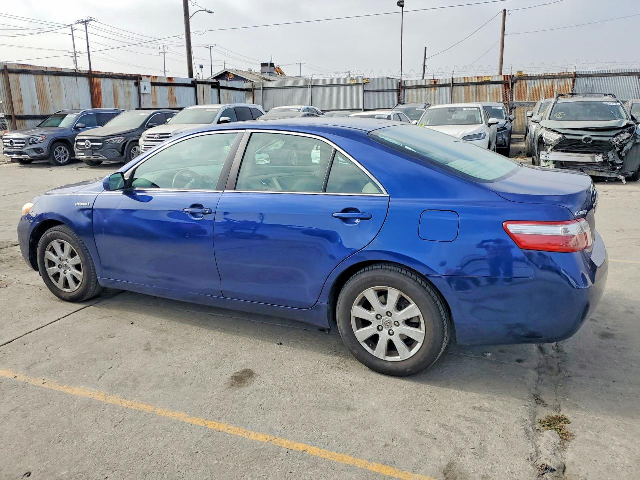 2007 Toyota Camry Hybrid Blue vin: 4T1BB46K27U026973