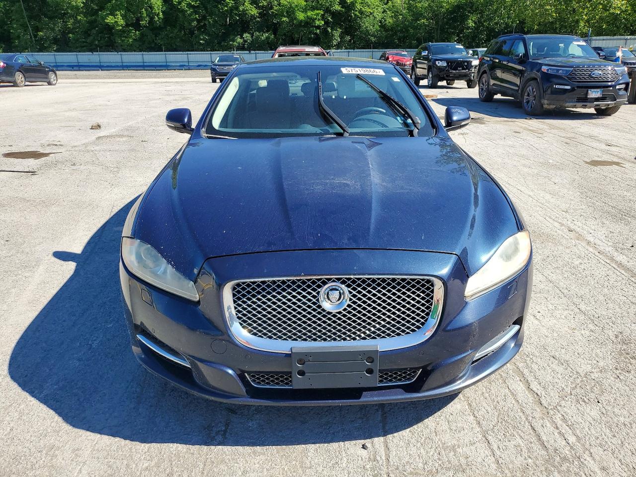 2013 Jaguar Xjl Portfolio Blue vin: SAJWJ2GD9D8V50429