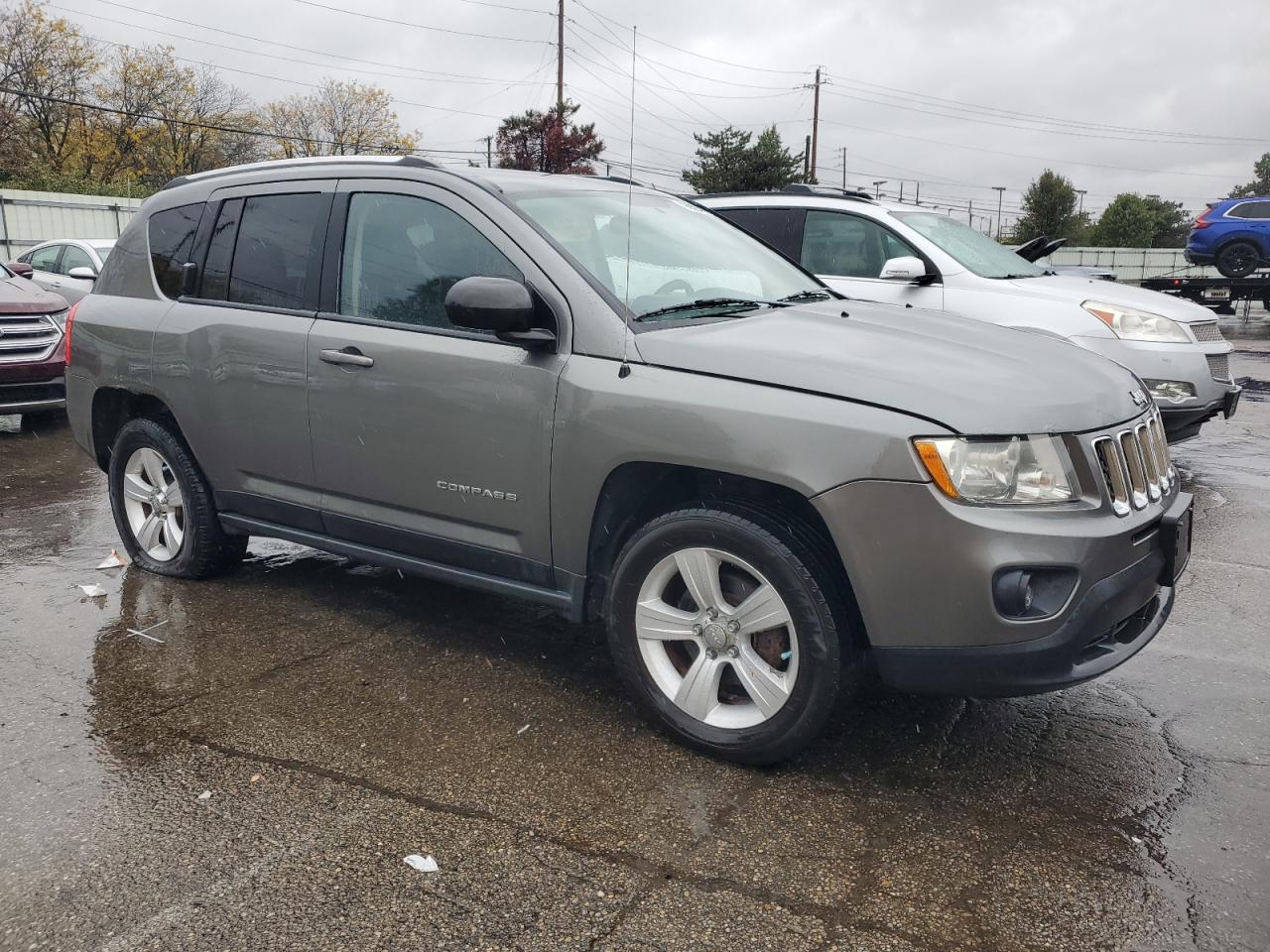 2012 Jeep Compass Sport Gray vin: 1C4NJDBB3CD523017