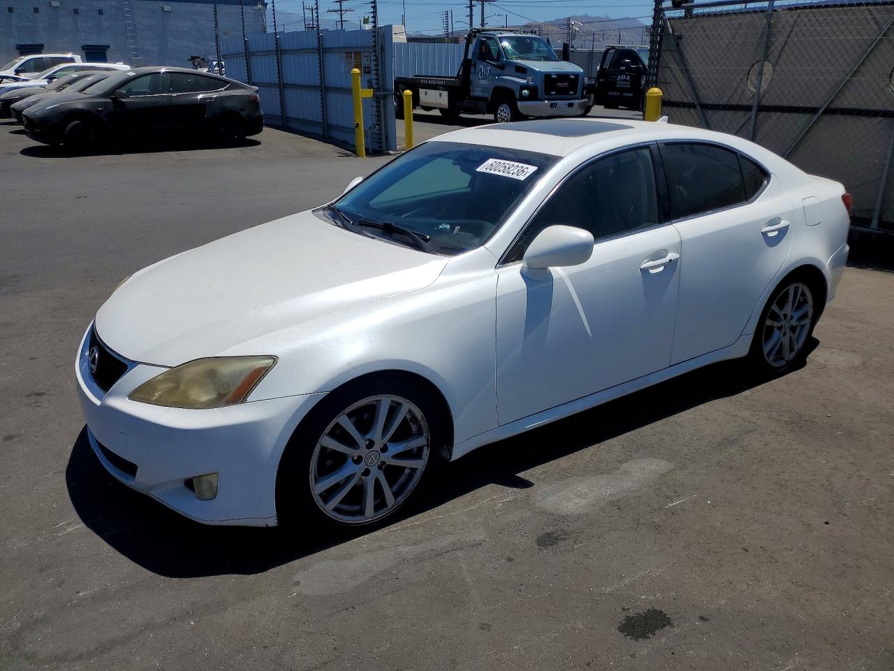 2007 Lexus Is 250 White vin: JTHBK262472032387