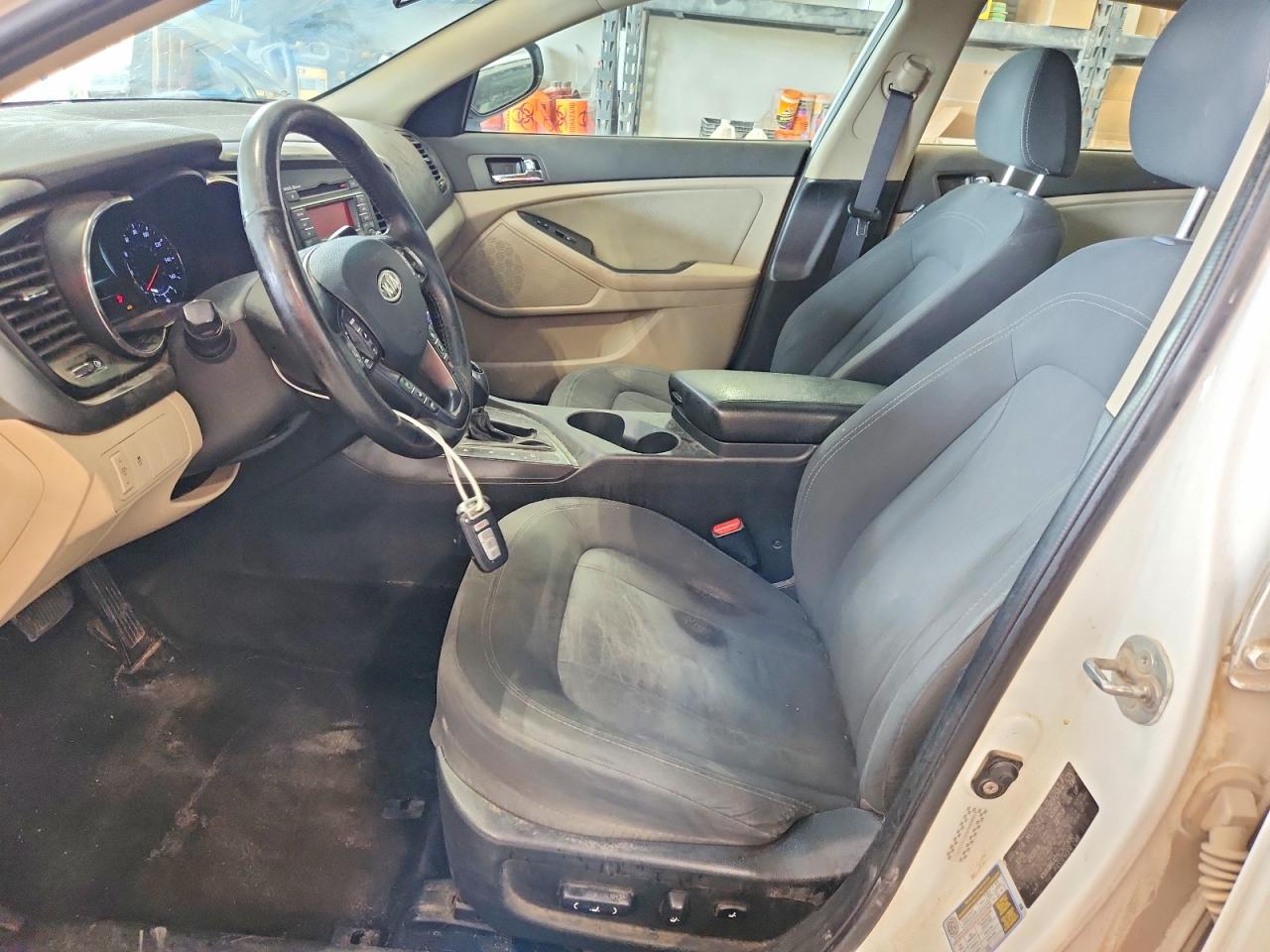 2012 Kia Optima Hybrid White vin: KNAGM4AD5C5011690