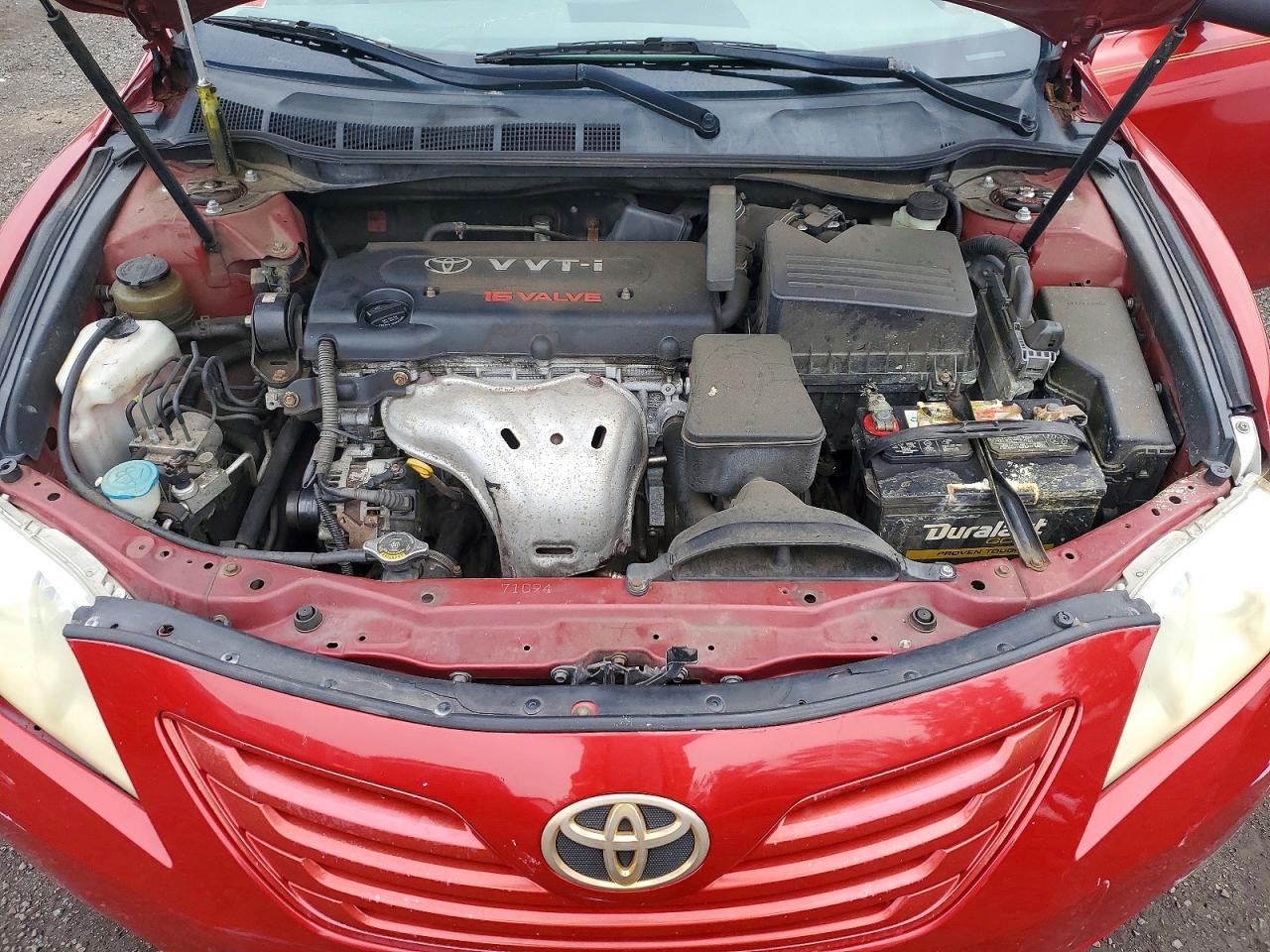 2007 Toyota Camry Le Красный vin: JTNBE46K673036290