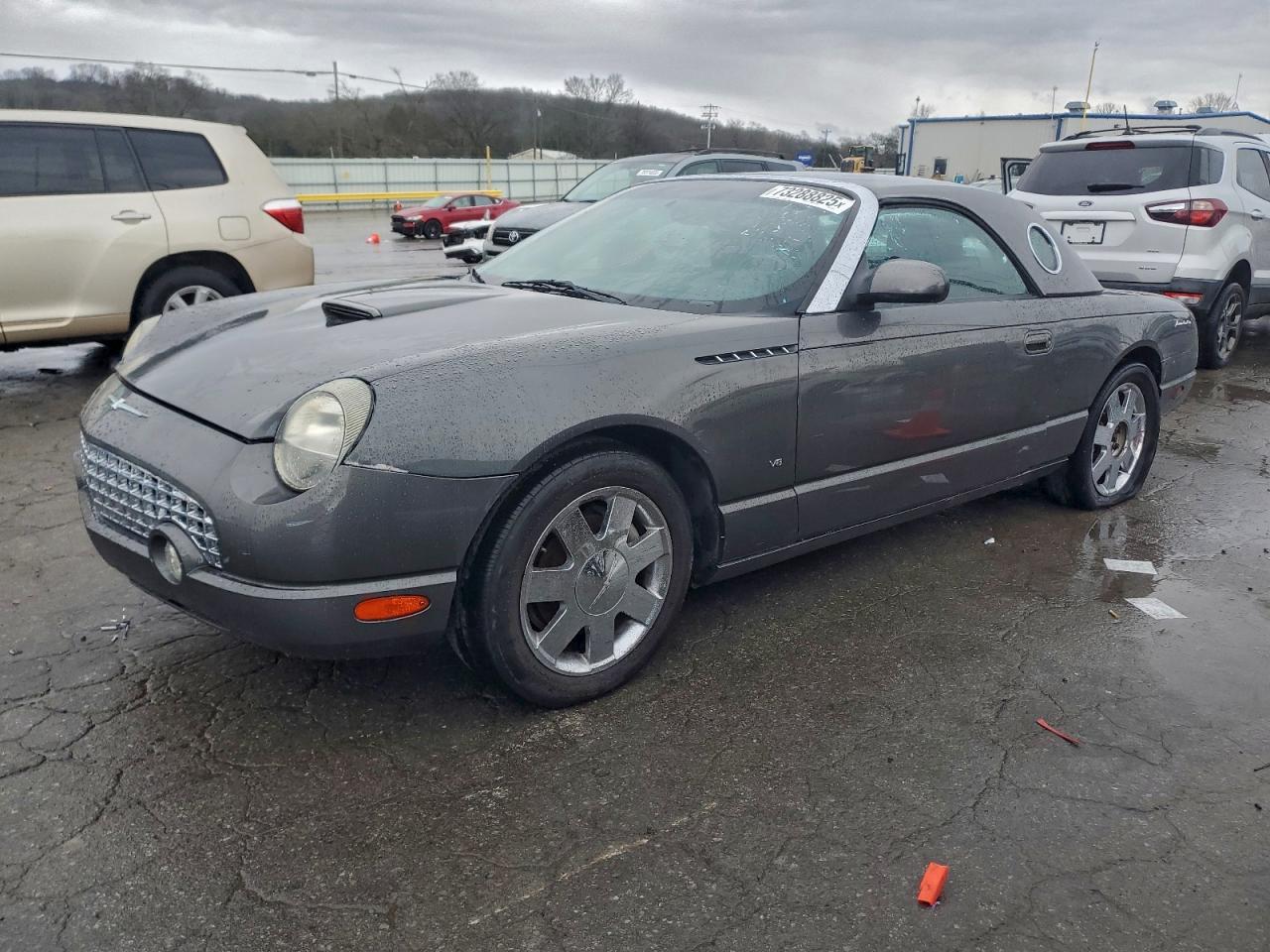 2003 Ford Thunderbird Gray vin: 1FAHP60A03Y101836