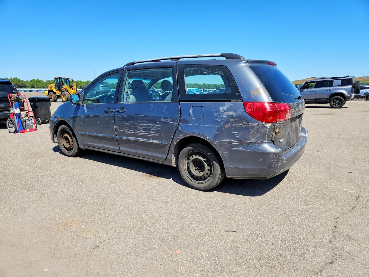 2009 Toyota Sienna Ce 7-passenger Синий vin: 5TDZK23C99S229273