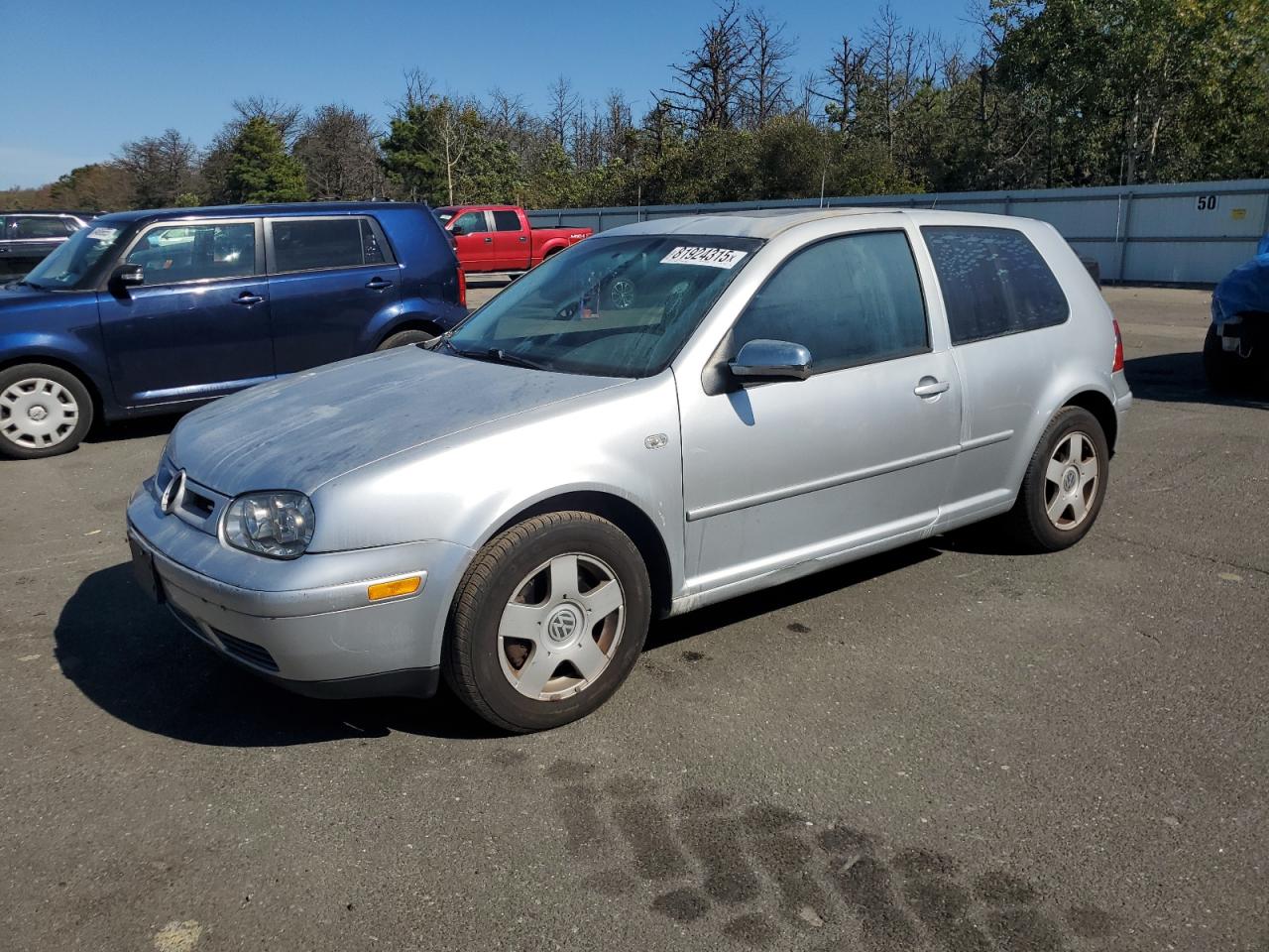 2001 Volkswagen Gti Gls Silver vin: 9BWDD61J614035724