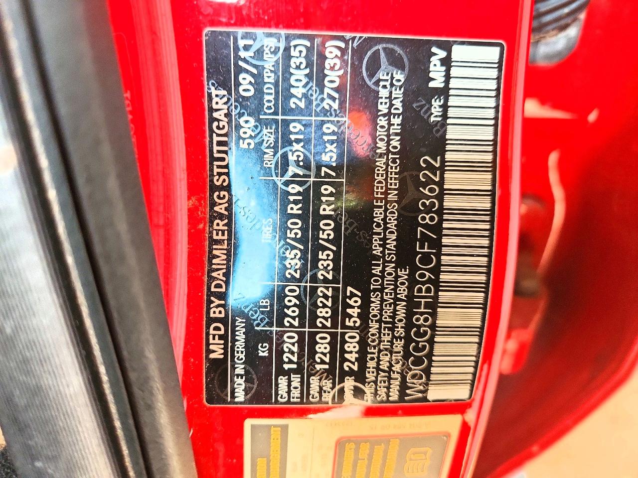 2012 Mercedes-benz Glk 350 4matic Red vin: WDCGG8HB9CF783622