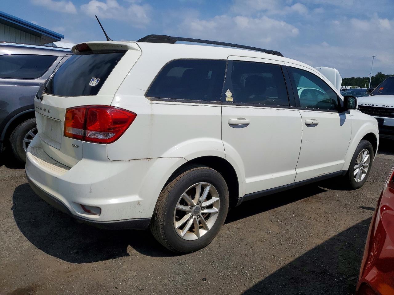 2015 Dodge Journey Sxt White vin: 3C4PDCBB8FT586946