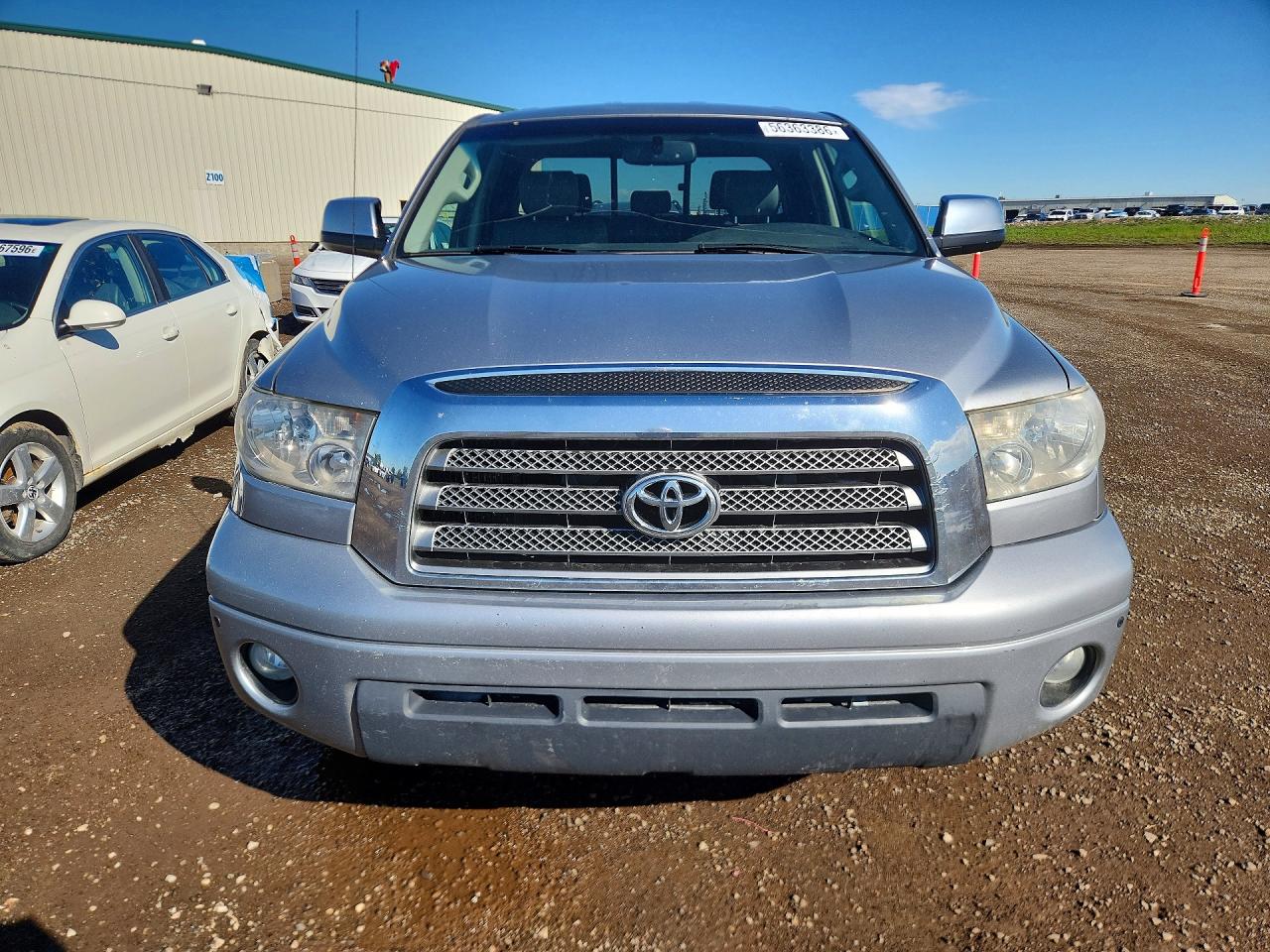 2007 Toyota Tundra Double Cab Limited Silver vin: 5TBBV58137S488848