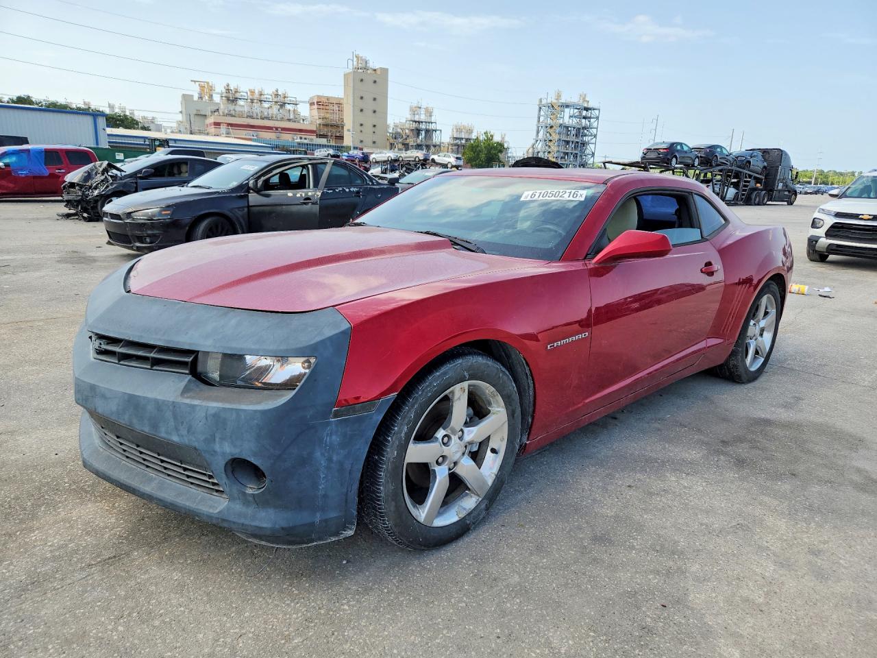 2015 Chevrolet Camaro Lt Red vin: 2G1FD1E30F9260820