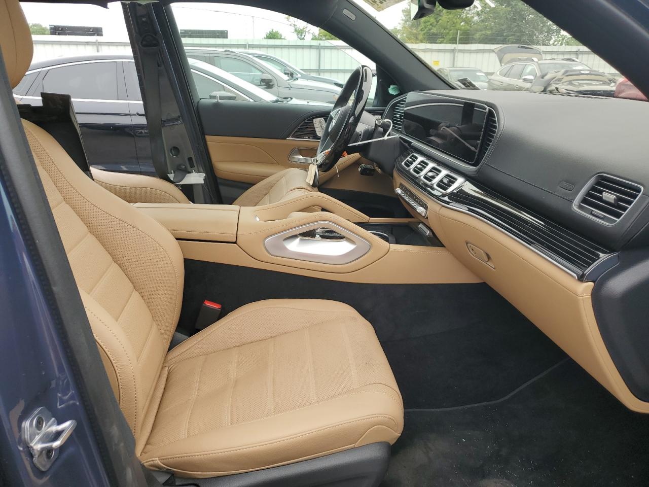 2024 Mercedes-benz Gls 580 4matic Синий vin: 4JGFF8FE4RB053744