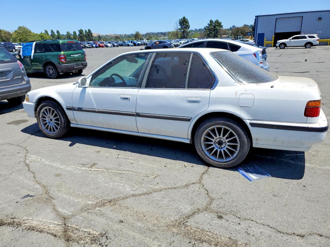 1991 Honda Accord Lx White vin: JHMCB7653MC003495