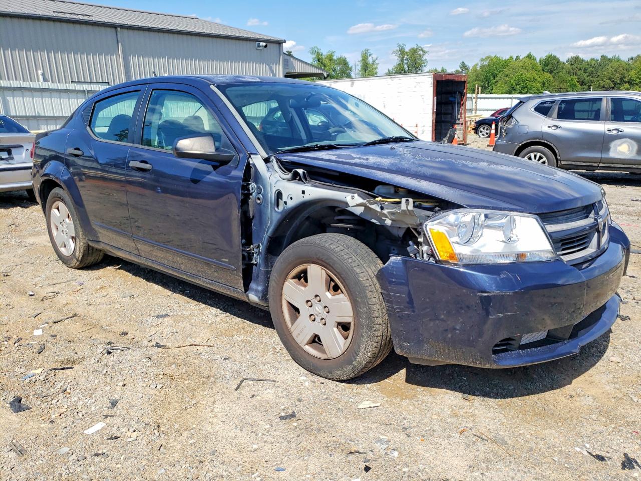 2008 Dodge Avenger Se Синий vin: 1B3LC46K78N670293