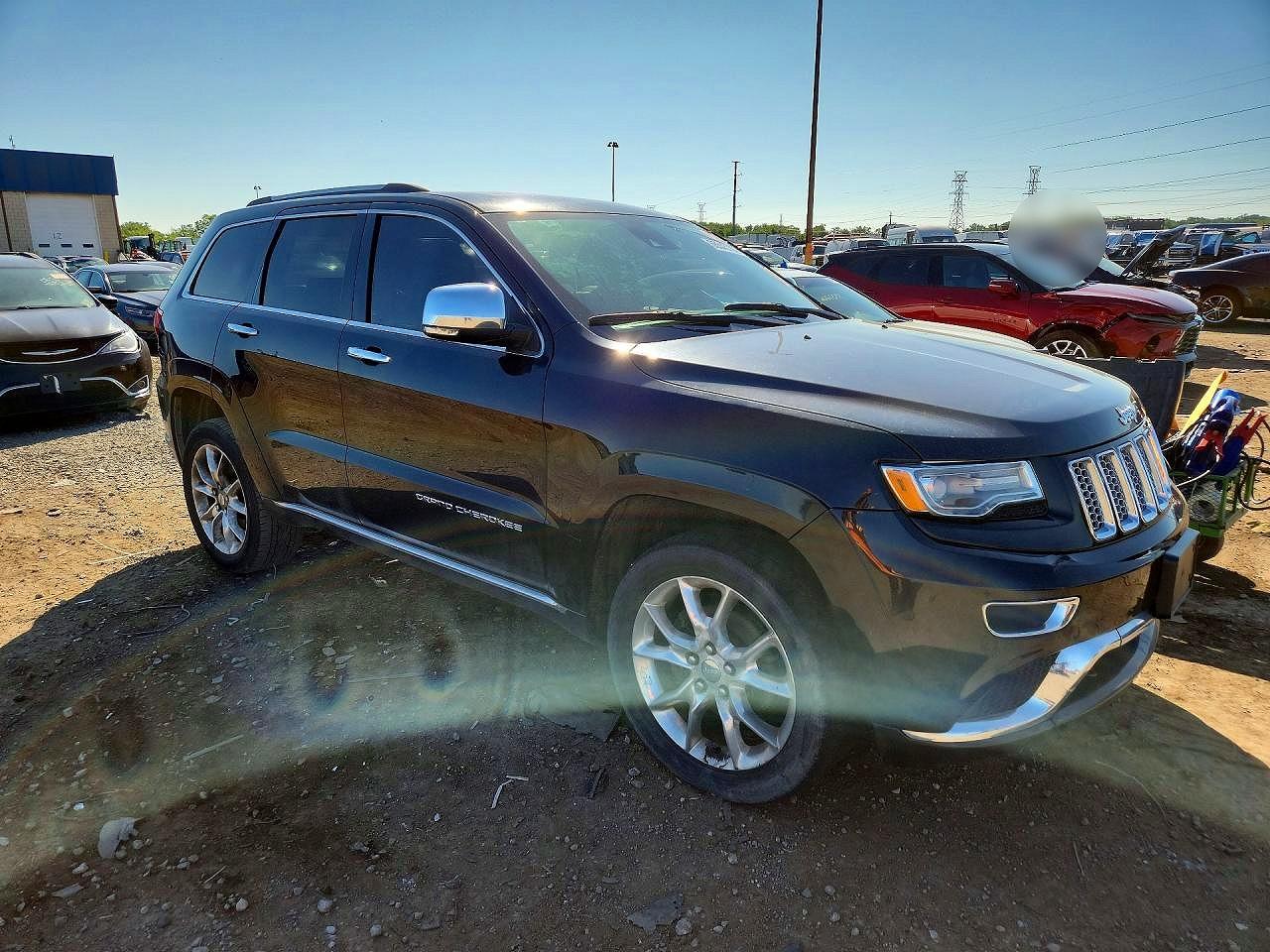 2015 Jeep Grand Cherokee Summit Black vin: 1C4RJFJG9FC856035