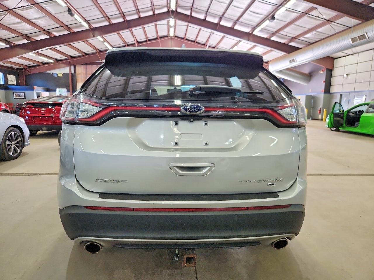 2015 Ford Edge Titanium Silver vin: 2FMTK4K98FBB42996