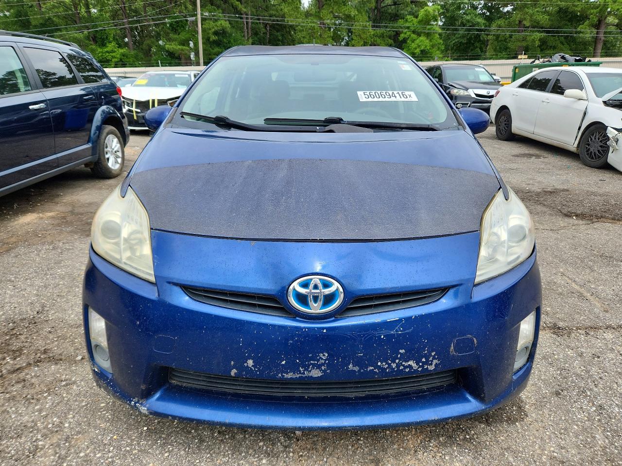2010 Toyota Prius Iii Синий vin: JTDKN3DU7A0048413