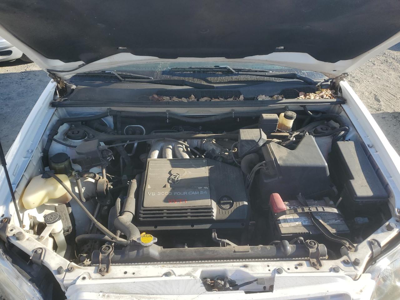 2001 Toyota Highlander White vin: JTEHF21A510019628