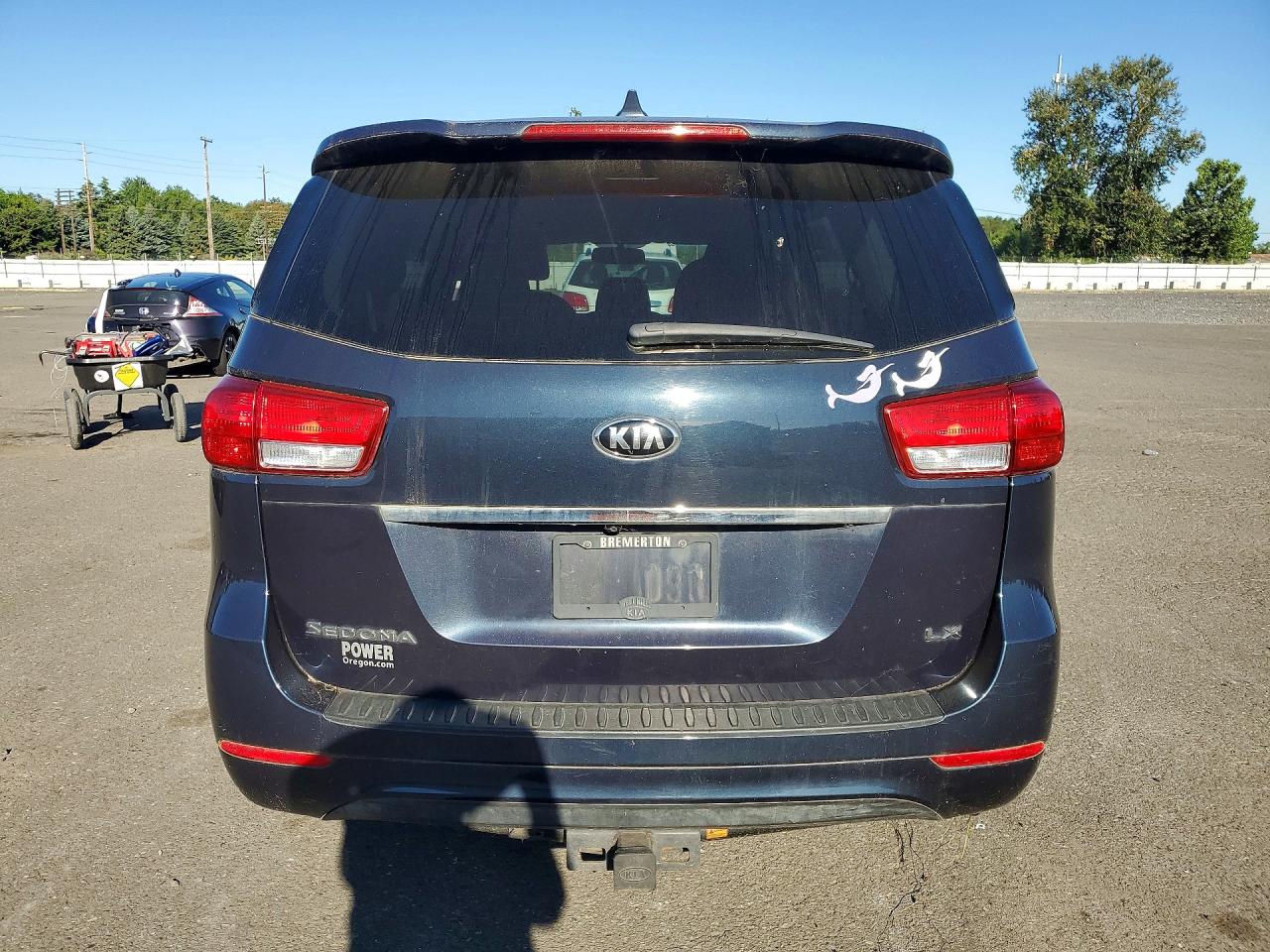 2015 Kia Sedona Lx Blue vin: KNDMB5C17F6050400