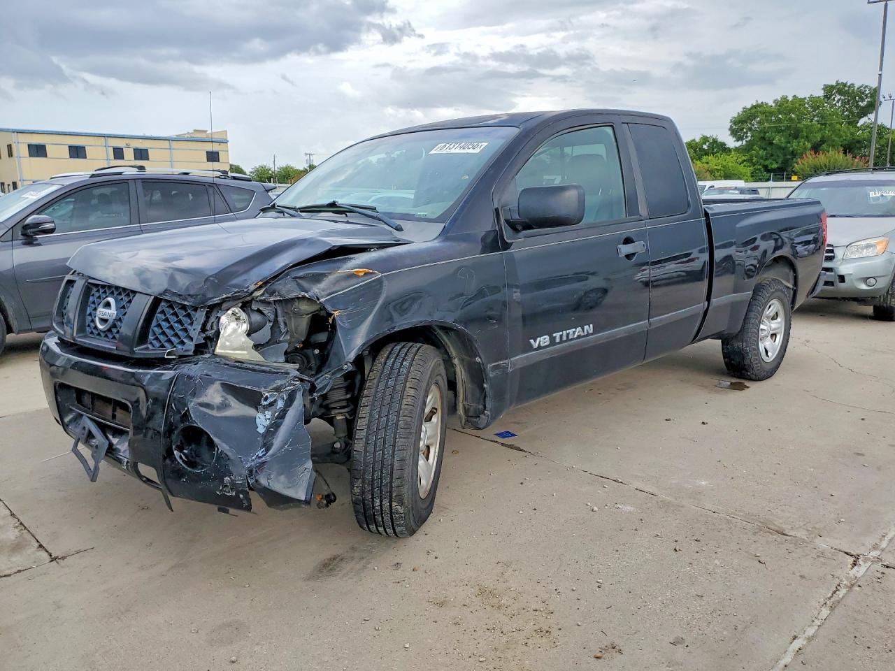 2007 Nissan Titan Xe Black vin: 1N6AA06A37N234483