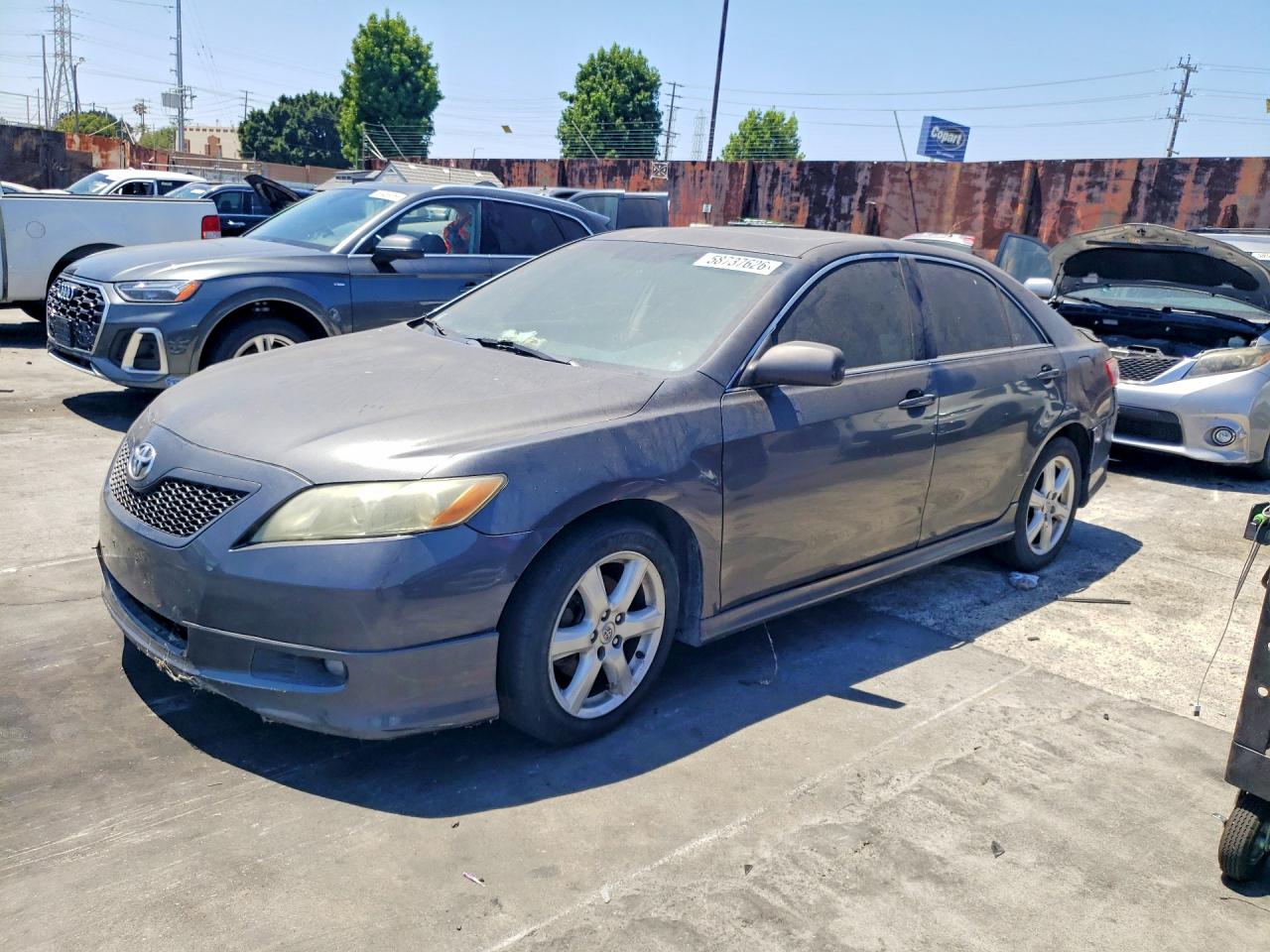 2008 Toyota Camry Se Gray vin: 4T1BE46K28U260393