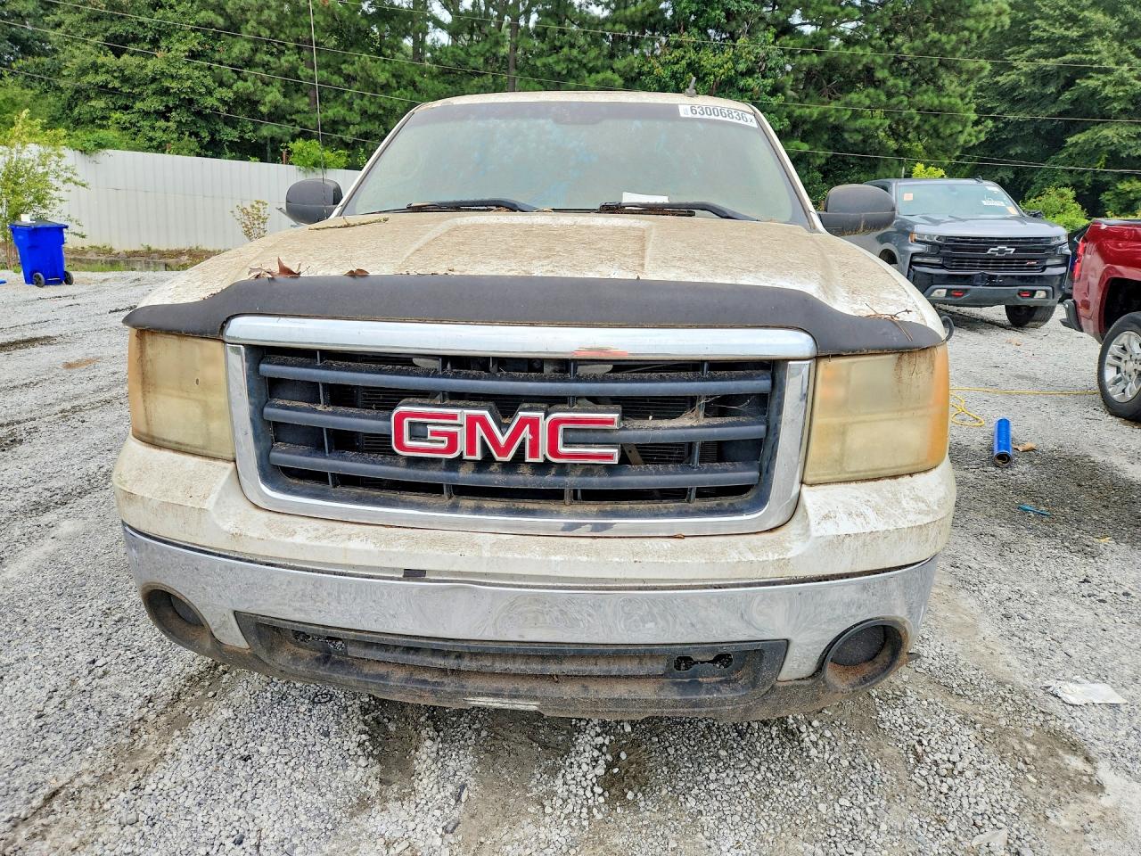 2008 Gmc Sierra C1500 White vin: 3GTEC13C18G100284