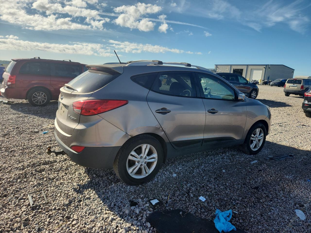 2012 Hyundai Tucson Gls Серебряный vin: KM8JU3AC2CU375853