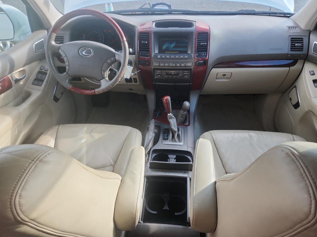 2009 Lexus Gx 470 White vin: JTJBT20XX90178498