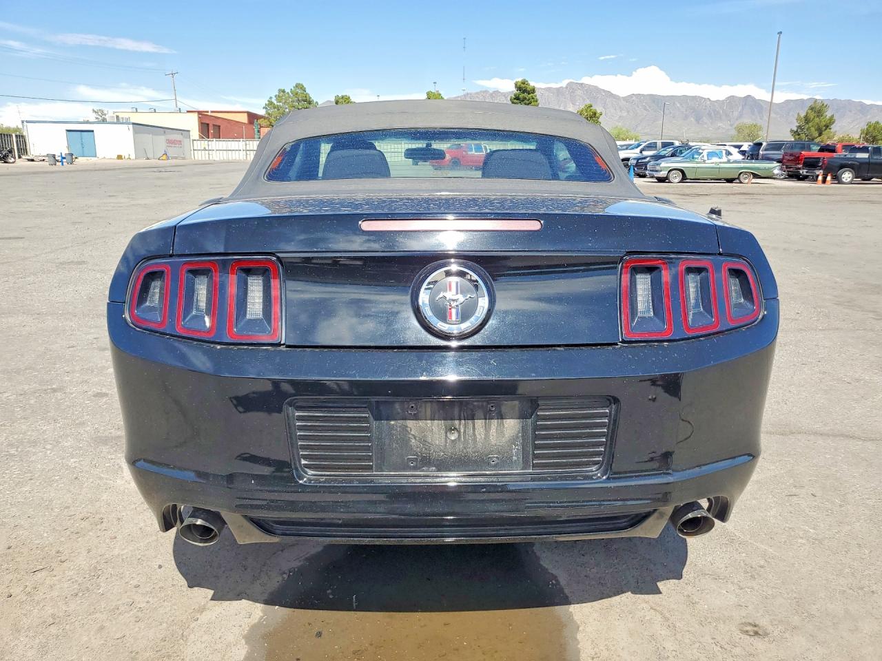 2013 Ford Mustang Black vin: 1ZVBP8EM0D5217066