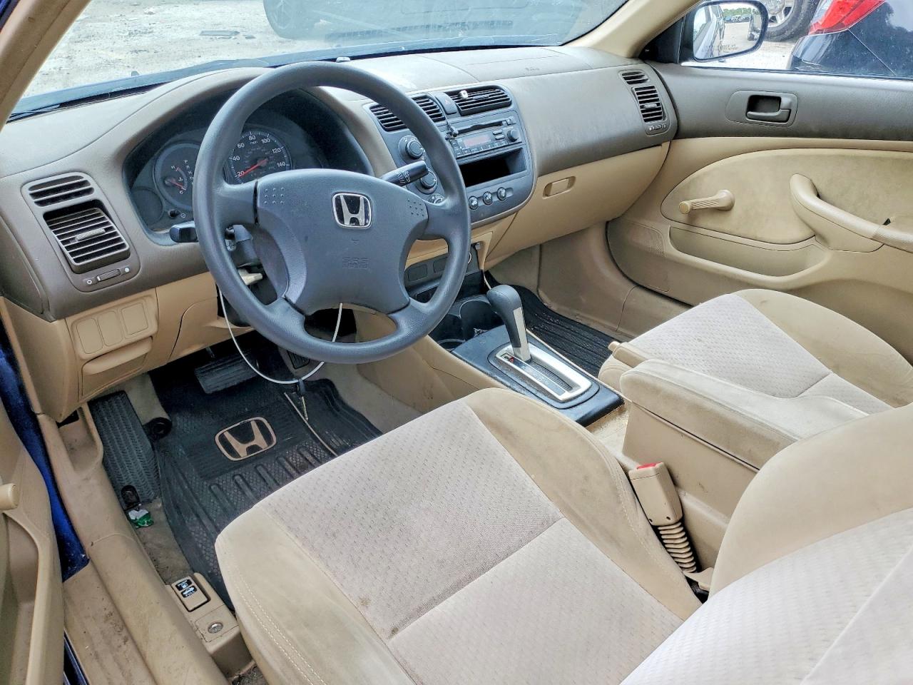 2005 Honda Civic Dx Vp Blue vin: 1HGEM22185L065875