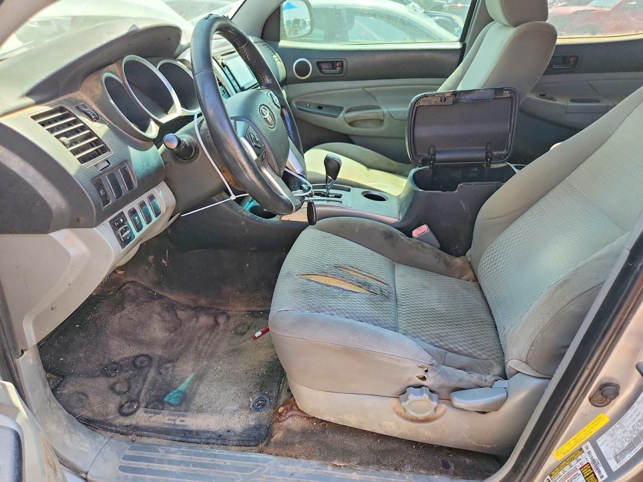 2015 Toyota Tacoma Double Cab Prerunner Silver vin: 5TFJU4GN5FX065444