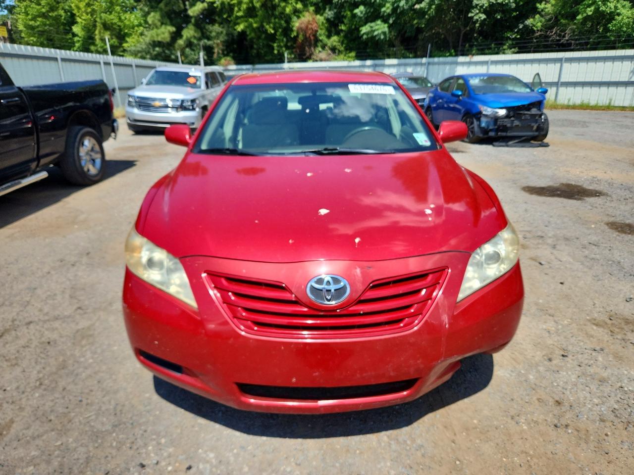 2007 Toyota Camry Le Red vin: 4T4BE46K67R004309