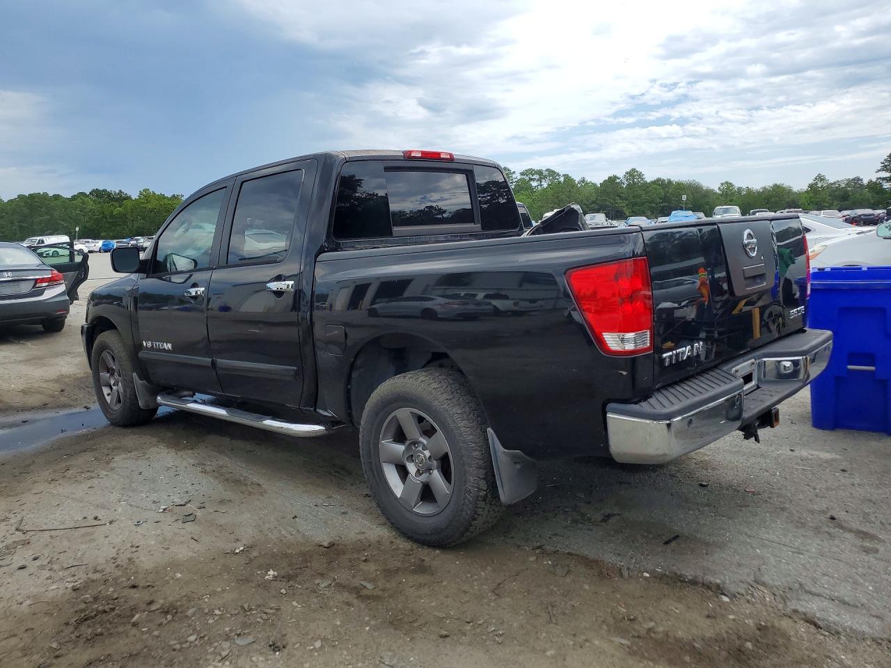 2005 Nissan Titan Xe Black vin: 1N6BA07B65N536892