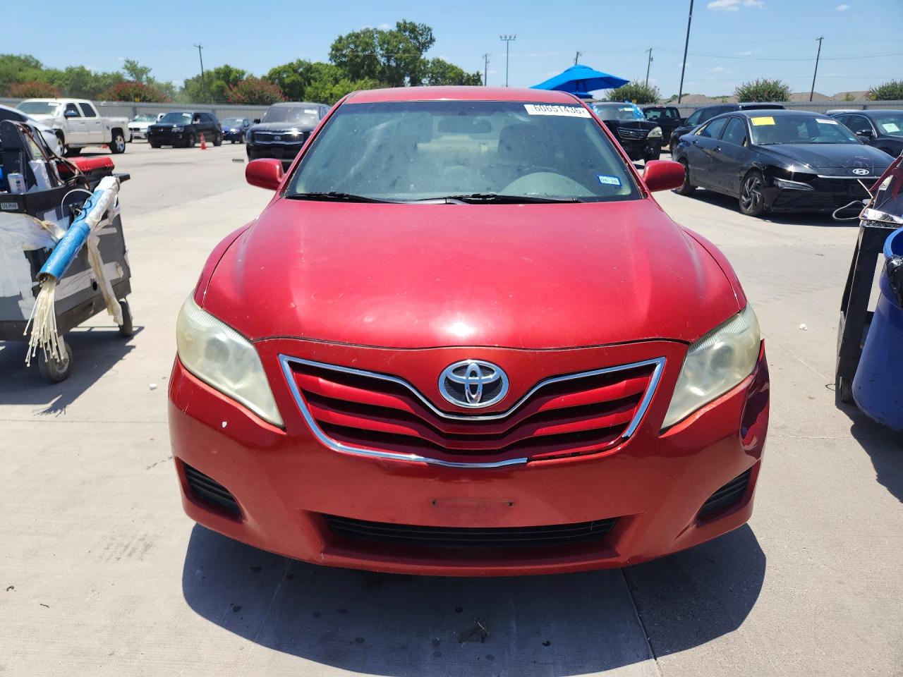 2010 Toyota Camry Le Red vin: 4T1BF3EK2AU512478