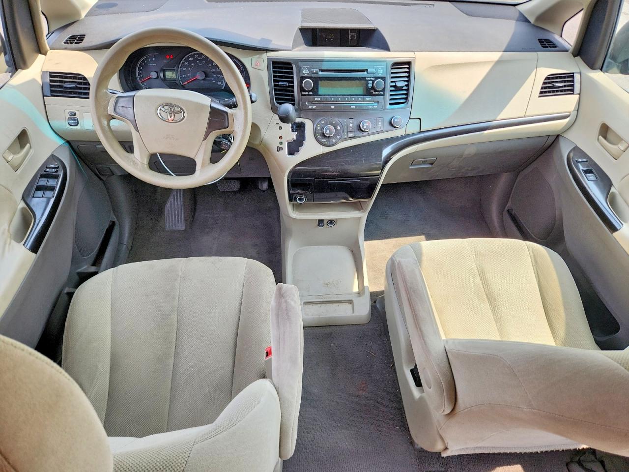 2011 Toyota Sienna Base 7-passenger Charcoal vin: 5TDZK3DC0BS101045