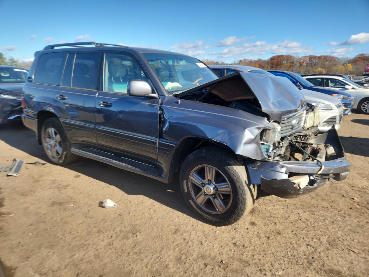 2006 Lexus Lx 470 Gray vin: JTJHT00W164005933