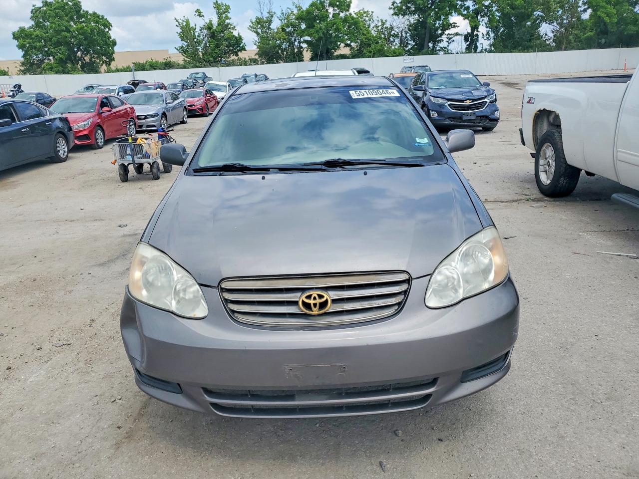2004 Toyota Corolla Le Gray vin: 1NXBR38EX4Z236231